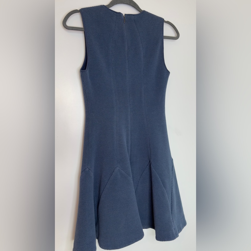 Rebecca Taylor Textured Navy Dress - Picture 3 of 4